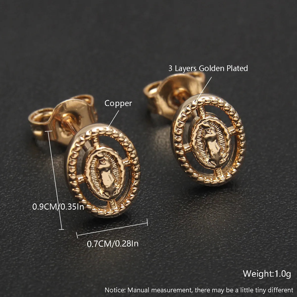 1 Pair Simple Style Heart Shape Bow Knot Plating Copper Zircon 18K Gold Plated Gold Plated Ear Studs