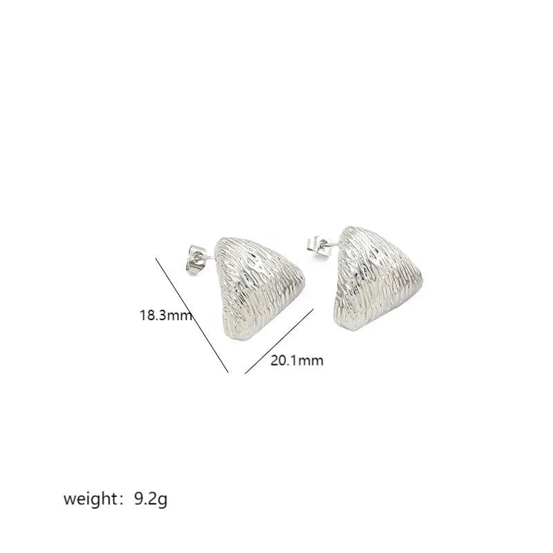 1 Pair Simple Style Heart Shape Plating Copper 18k Gold Plated White Gold Plated Ear Studs