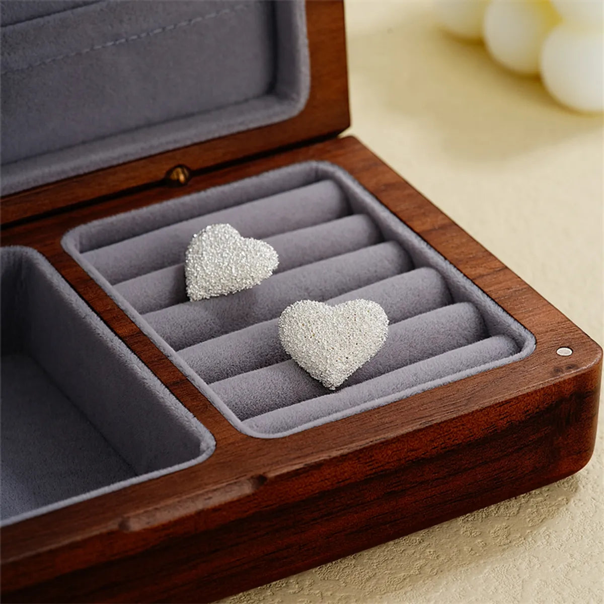 1 Pair Simple Style Heart Shape Plating Copper Gold Plated Ear Studs