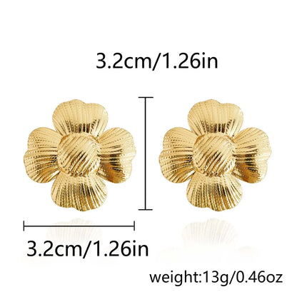 1 Pair Simple Style IG Style Geometric Titanium Steel 18K Gold Plated Ear Studs