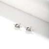1 Pair Simple Style Korean Style Geometric Plating 304 Stainless Steel Ear Studs