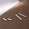 1 Pair Simple Style Letter Snowflake Copper Plated Women's Ear Studs