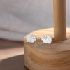 1 Pair Simple Style Letter Snowflake Copper Plated Women's Ear Studs