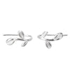 1 Pair Simple Style Letter Snowflake Copper Plated Women's Ear Studs