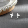 1 Pair Simple Style Letter Snowflake Copper Plated Women's Ear Studs