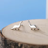 1 Pair Simple Style Letter Snowflake Copper Plated Women's Ear Studs