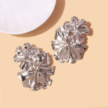 1 Pair Simple Style Roman Style Irregular Sequins Alloy Ear Studs