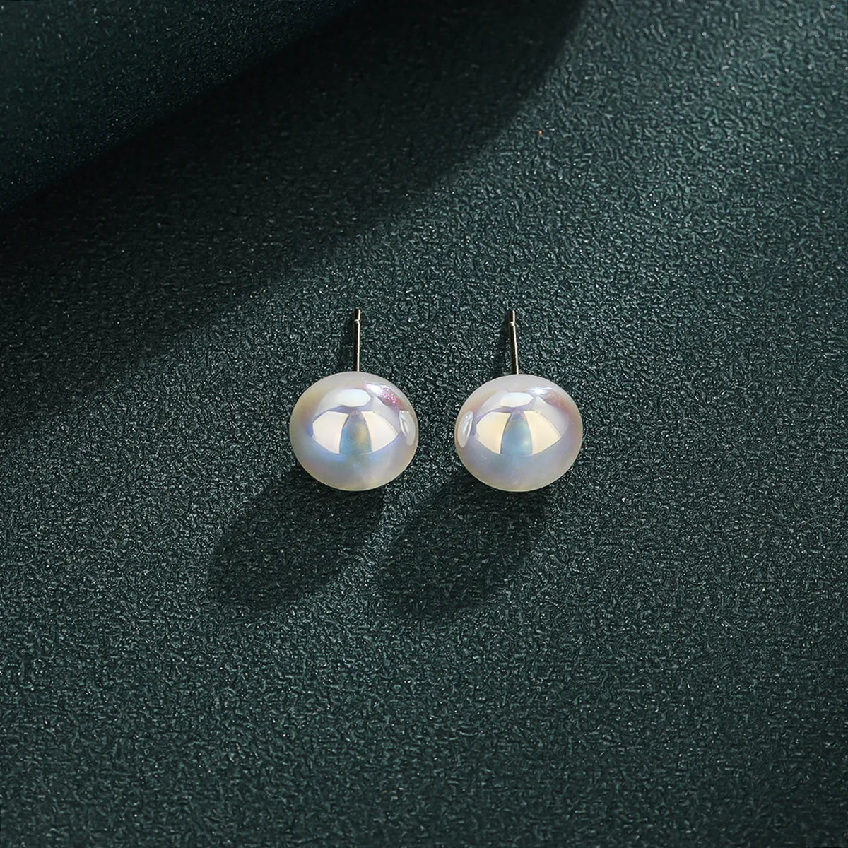 1 Pair Simple Style Round Copper Ear Studs