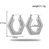 1 Pair Simple Style Round Heart Shape Plating 304 Stainless Steel Earrings