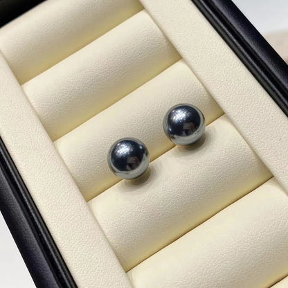 1 Pair Simple Style Round Imitation Pearl Ear Studs