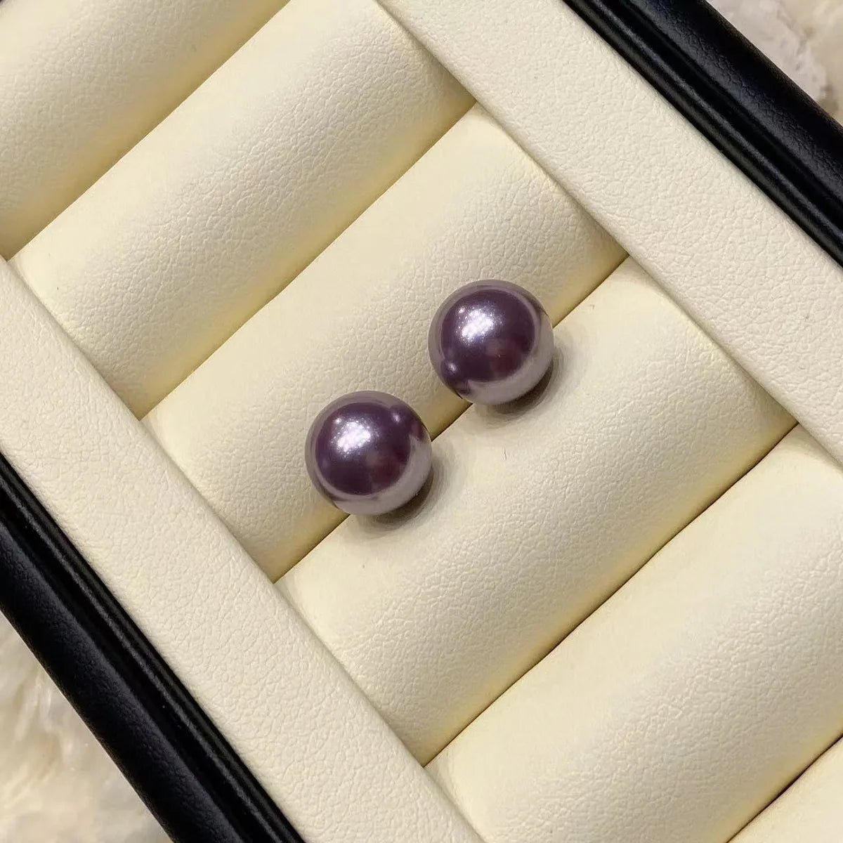 1 Pair Simple Style Round Imitation Pearl Ear Studs