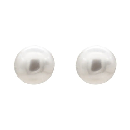 1 Pair Simple Style Round Imitation Pearl Inlay Artificial Pearls Women's Ear Studs