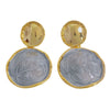 1 Pair Simple Style Round Plating Copper Drop Earrings