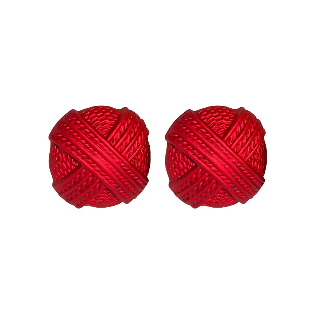 1 Pair Simple Style Solid Color Alloy Ear Studs