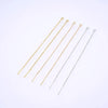 1 Pair Simple Style Solid Color Copper Plating Ear Line