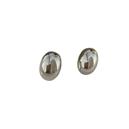 1 Pair Simple Style Solid Color Plating Copper Gold Plated Ear Studs