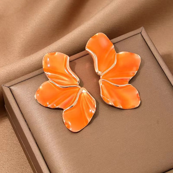 1 Pair Simple Style Solid Color Plating Iron Ear Studs