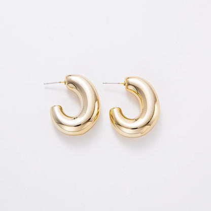 1 Pair Simple Style Solid Color Spray Paint Arylic Ear Studs