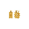 1 Pair Simple Style U Shape Plating 304 Stainless Steel 18K Gold Plated Earrings