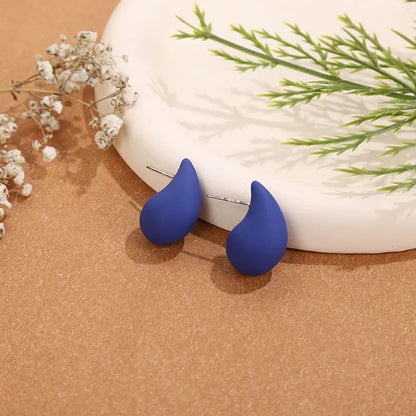 1 Pair Simple Style Water Droplets Arylic Ear Studs