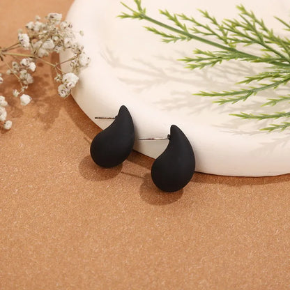 1 Pair Simple Style Water Droplets Arylic Ear Studs