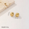 1 Pair Simple Style Water Droplets Heart Shape Plating Inlay Titanium Steel Artificial Pearls 18K Gold Plated Ear Studs