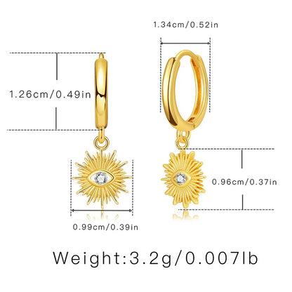 1 Pair Simple Style Water Droplets Inlay Copper Zircon Drop Earrings