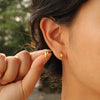 1 Pair Simple Style Water Droplets Plating 201 Stainless Steel 18K Gold Plated Ear Studs