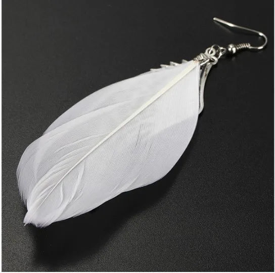 1 Pair Simple Style Wings Alloy Hollow Out Women'S Earrings