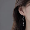 1 Pair Sterling Silver Geometric Ear Line
