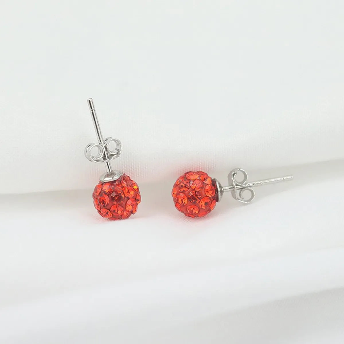 1 Pair Sterling Silver Geometric Ear Studs