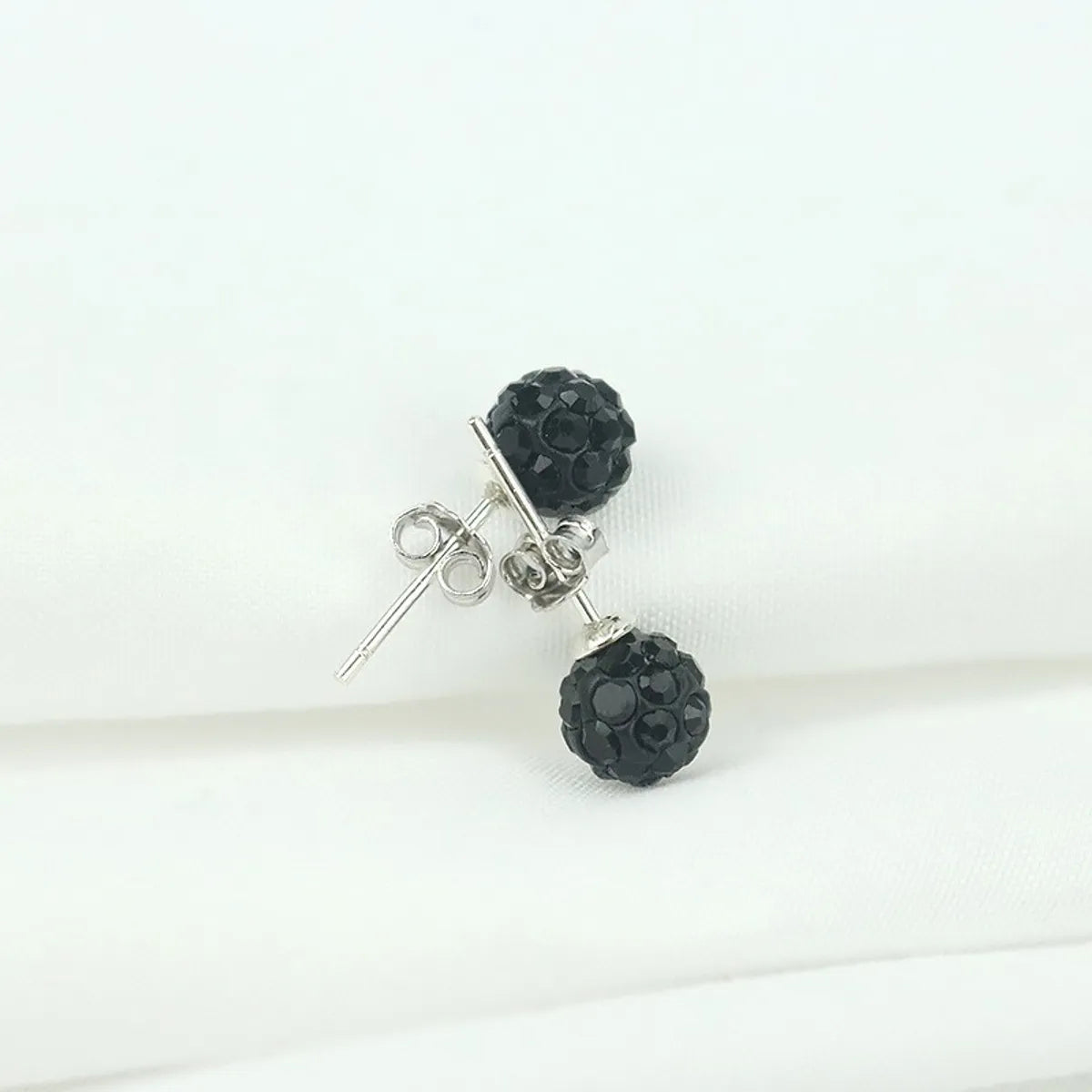 1 Pair Sterling Silver Geometric Ear Studs