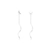 1 Pair Sterling Silver Geometric Star Heart Shape Ear Line