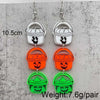 1 Pair Streetwear Halloween Pattern Arylic Drop Earrings