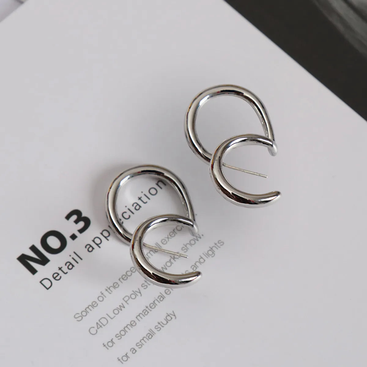 1 Pair Streetwear Irregular Plating Copper Ear Studs