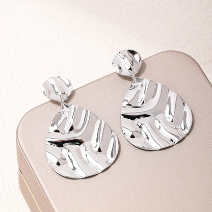 1 Pair Streetwear Water Droplets Alloy Drop Earrings