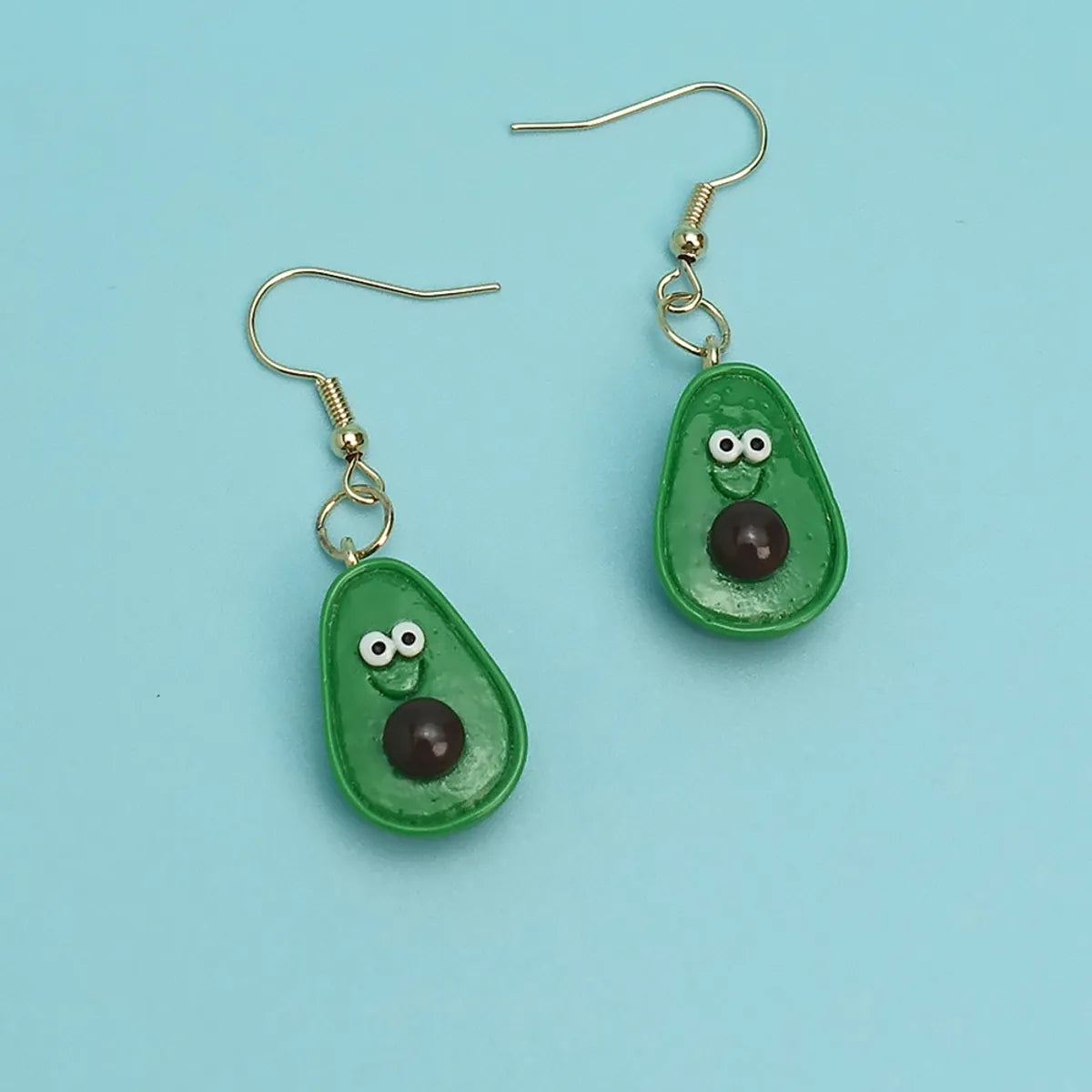 1 Pair Sweet Avocado Plastic Ear Hook