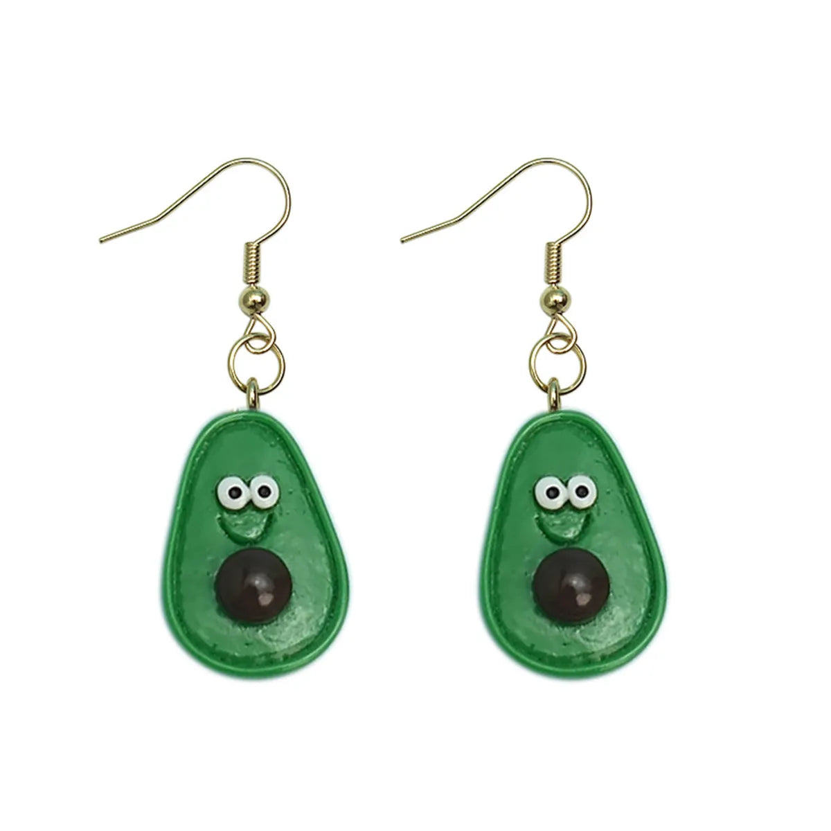 1 Pair Sweet Avocado Plastic Ear Hook