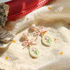 1 Pair Sweet Bow Knot Stoving Varnish Alloy Drop Earrings