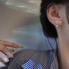 1 Pair Sweet Flower Enamel Plating Alloy Ear Studs