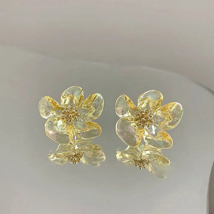 1 Pair Sweet Flower Arylic Ear Studs