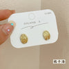 1 Pair Sweet Heart Shape Butterfly Zinc Alloy Ear Studs