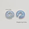 1 Pair Sweet Korean Style C Shape Arylic Ear Cuffs