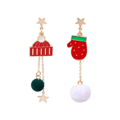 1 Pair Sweet Penguin Enamel Alloy Drop Earrings