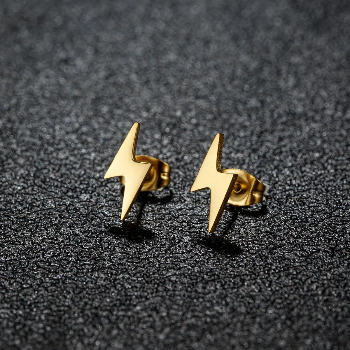 1 Pair Sweet Simple Style Artistic Animal Irregular Polishing Plating 304 Stainless Steel 18K Gold Plated Ear Studs