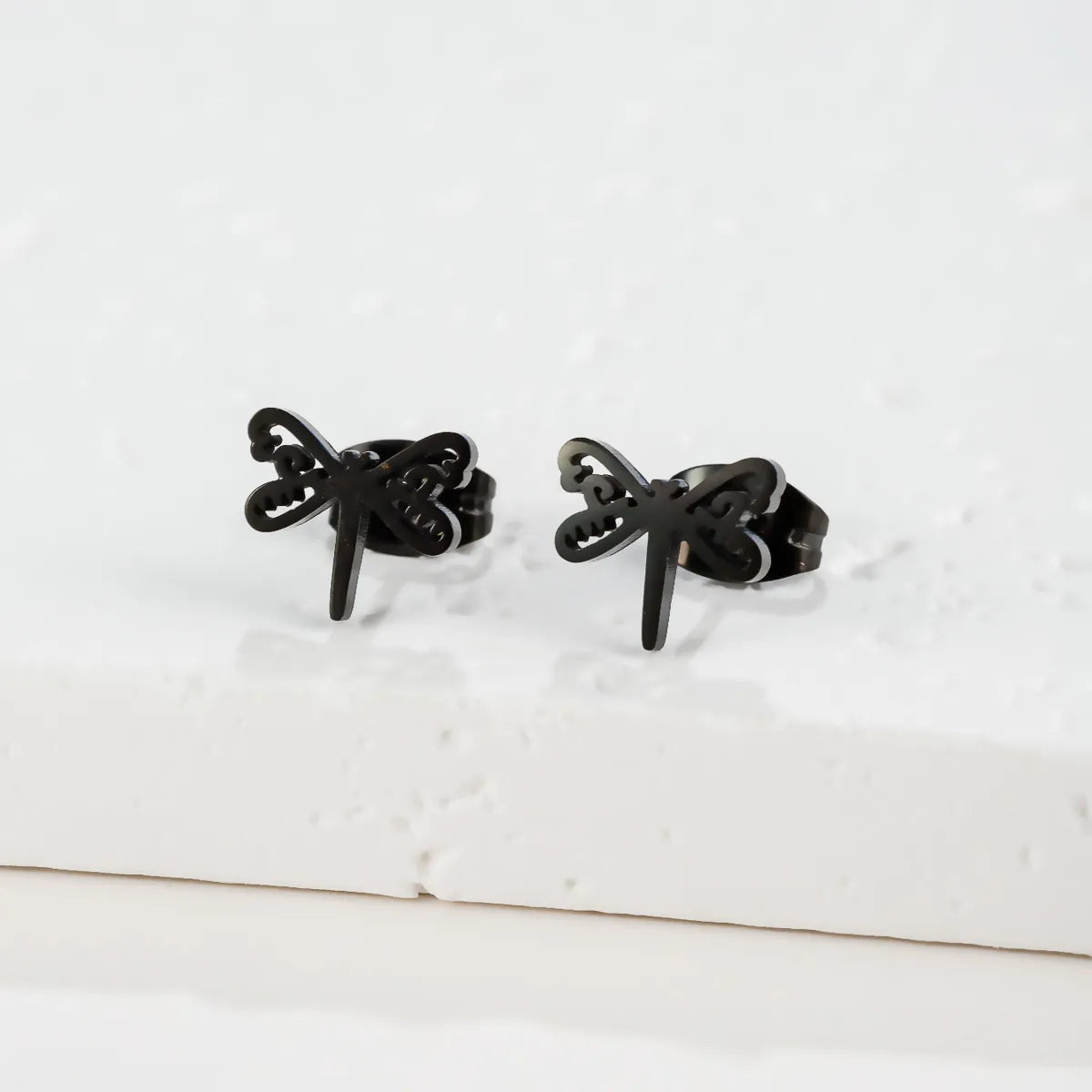 1 Pair Sweet Simple Style Artistic Animal Irregular Polishing Plating 304 Stainless Steel 18K Gold Plated Ear Studs