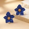 1 Pair Sweet Simple Style Flower Alloy Ear Studs