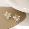 1 Pair Sweet Simple Style Flower Alloy Ear Studs