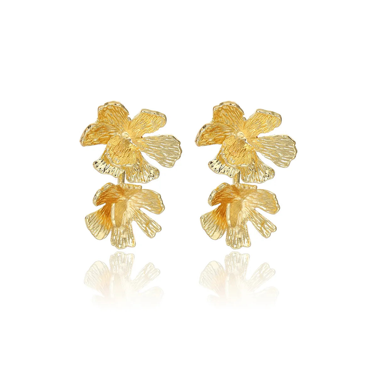 1 Pair Sweet Simple Style Flower Zinc Alloy Ear Studs