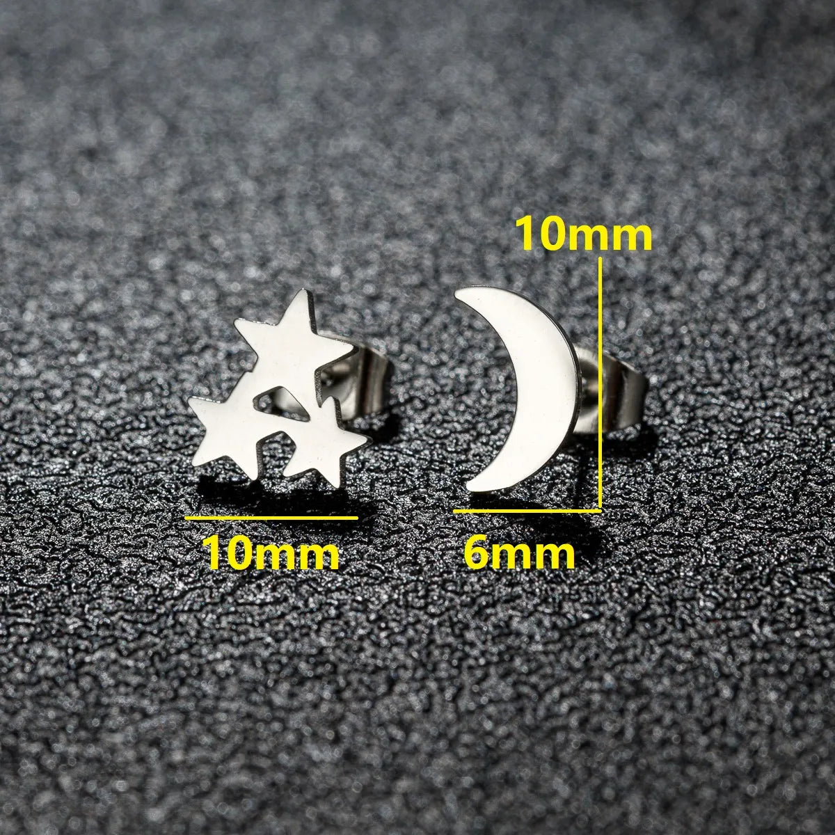 1 Pair Sweet Simple Style Pineapple Snowflake Polishing 304 Stainless Steel 18K Gold Plated Ear Studs